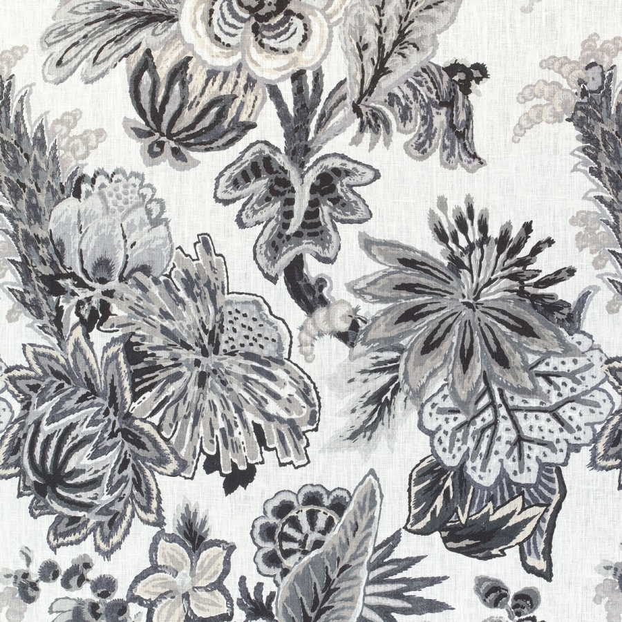 Ткань Thibaut F910218 Floral Gala Grey коллекции Colony