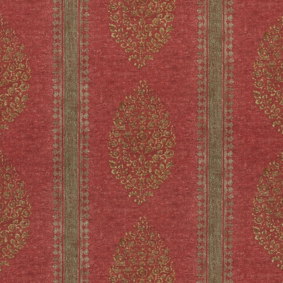 Ткань Thibaut F910237 Chappana Red коллекции Colony