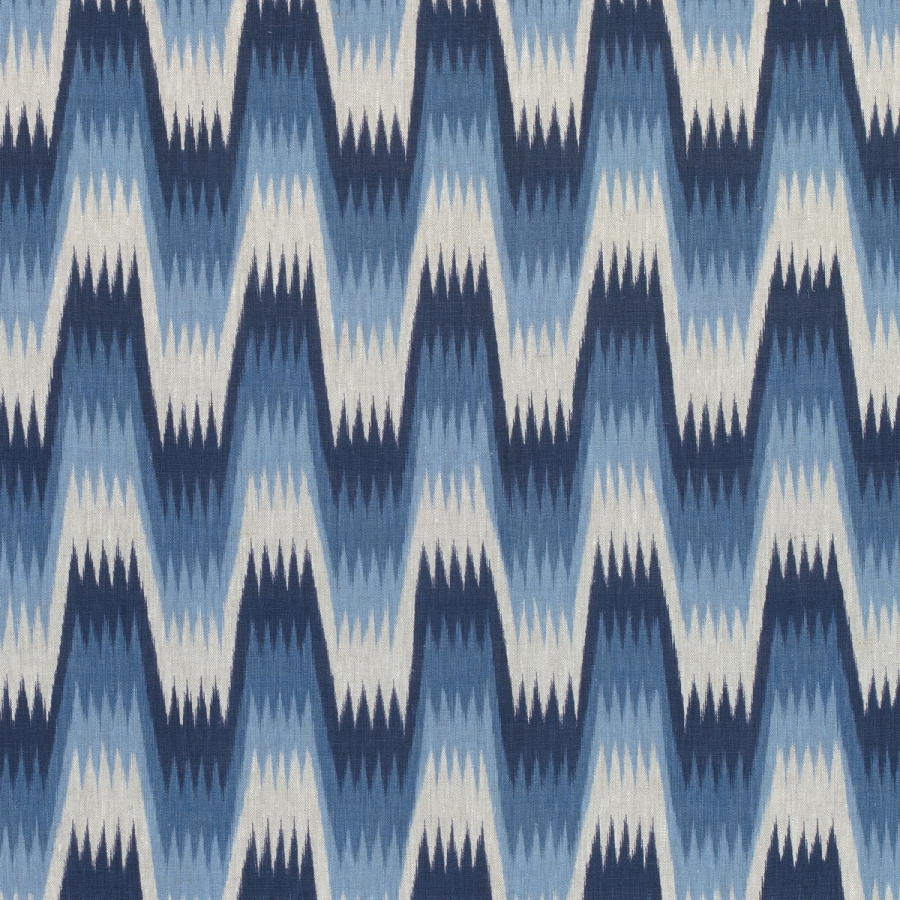 Ткань Thibaut F910240 Stockholm Chevron Blue коллекции Colony