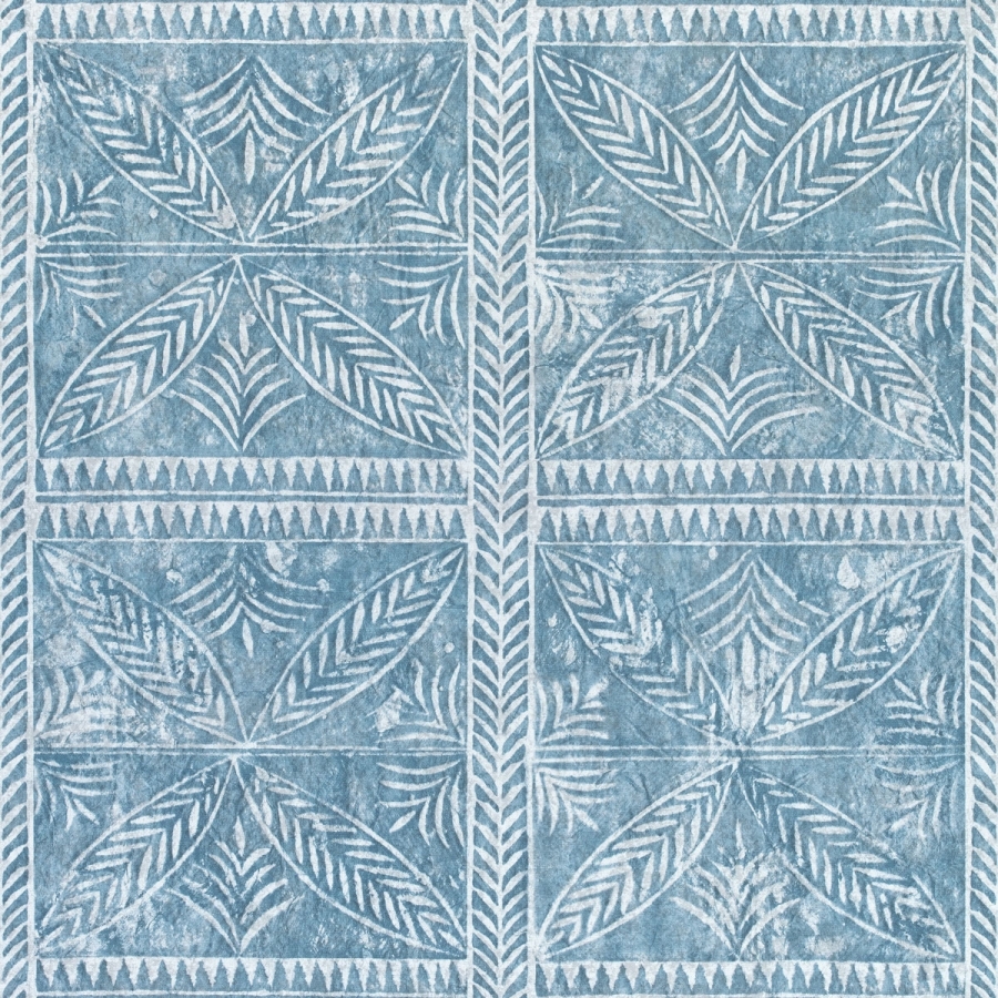 Ткань Thibaut F910254 Timbuktu Slate Blue коллекции Colony