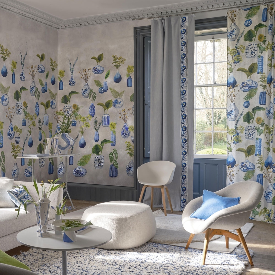 Ткань Designers Guild FDG3162/01 в интерьере