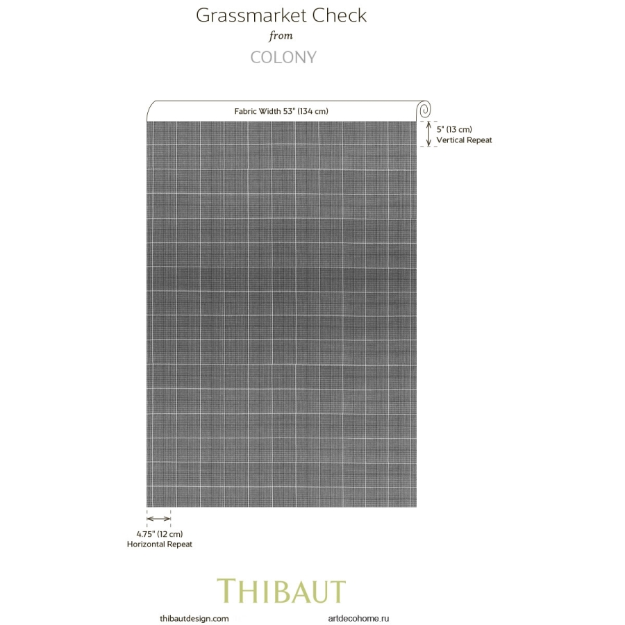 Принт Thibaut Grassmarket Check