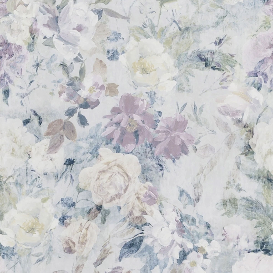 Обои флизелиновые Designers Guild PDG712/02 Marianne Viola коллекции  The Edit - Flowers Wallpaper Volume I