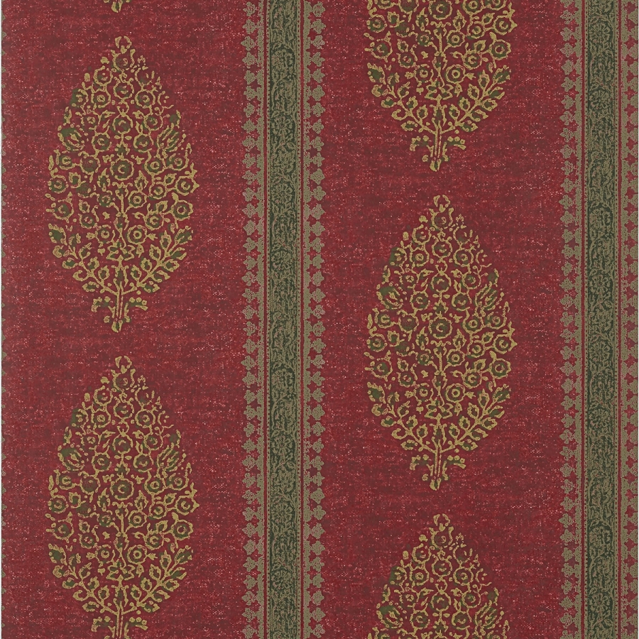 Обои бумажные Thibaut T10237 Chappana Red коллекции Colony