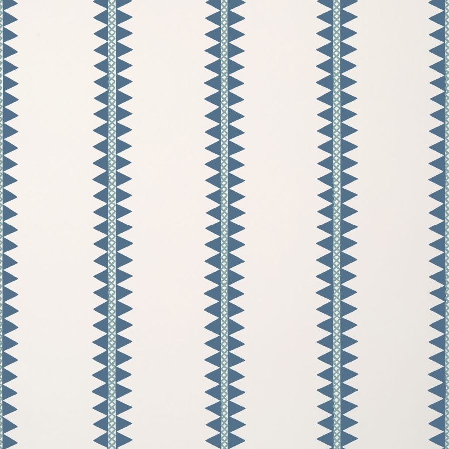 Обои бумажные Thibaut T13243 Reno Stripe Teal коллекции Mesa