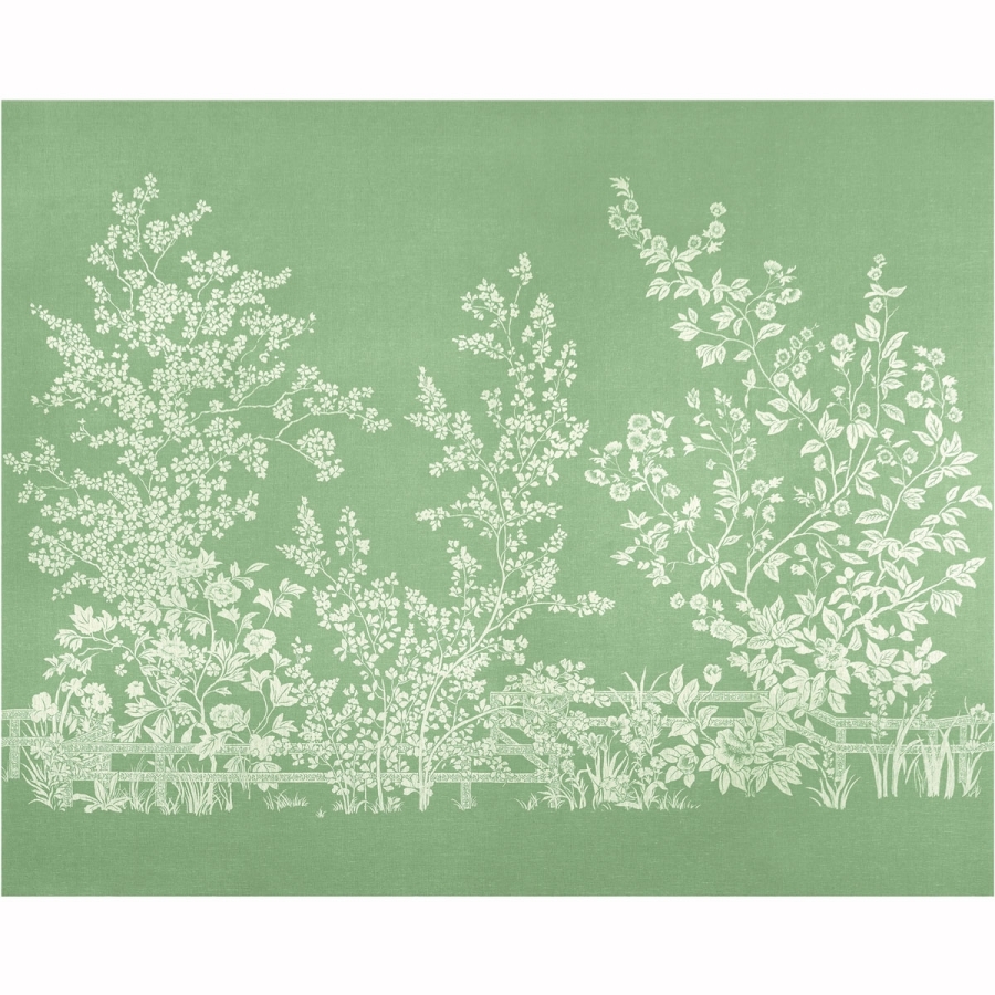 Композиция Thibaut TM10855 Villa Garden Mural - Set Green коллекции Heritage