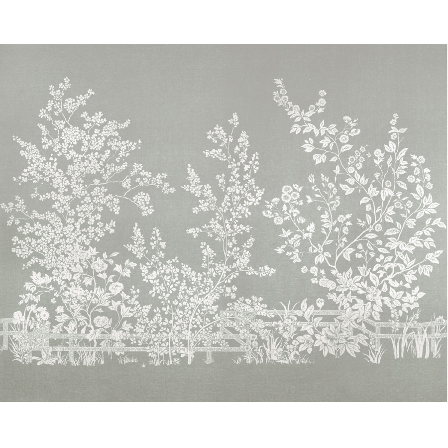 Композиция Thibaut TM10857 Villa Garden Mural - Set Charcoal коллекции Heritage