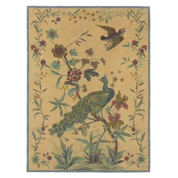Плед John Derian Peacock Toile Sepia Throw BLJD5010