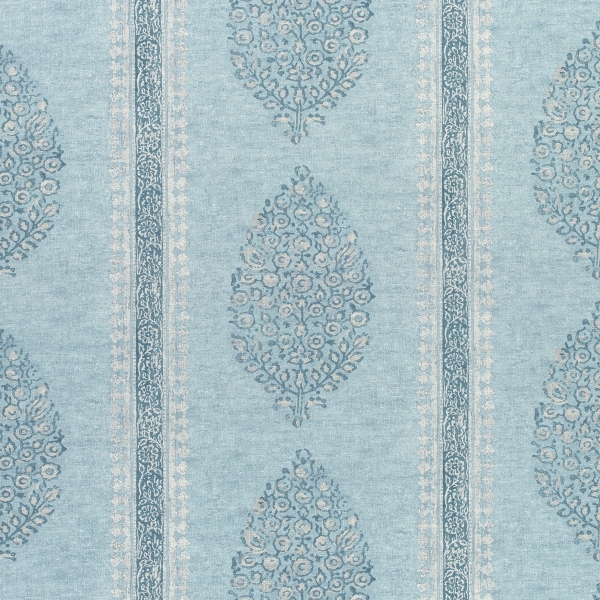 Ткань Thibaut F910235 Chappana Slate Blue коллекции Colony
