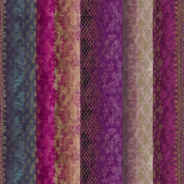 Ткань Designers Guild FDG2991/02 Kasavu Amethyst коллекции Minakari