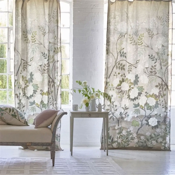 Ткань Designers Guild FDG3019/02 Fleur Orientale Pale Birch в интерьере