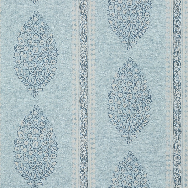 Обои бумажные Thibaut T10235 Chappana Slate Blue коллекции Colony
