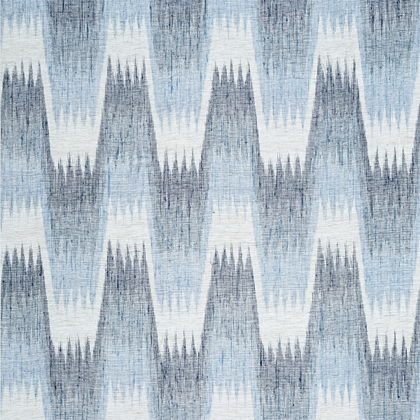 Обои текстильные Thibaut T10240 Stockholm Chevron Blue коллекции Colony