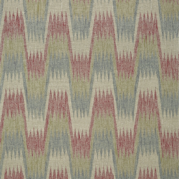 Обои текстильные Thibaut T10243 Stockholm Chevron Red and Grey коллекции Colony