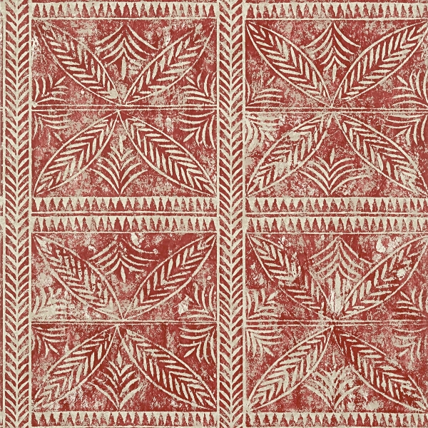 Обои бумажные Thibaut T10257 Timbuktu Red коллекции Colony