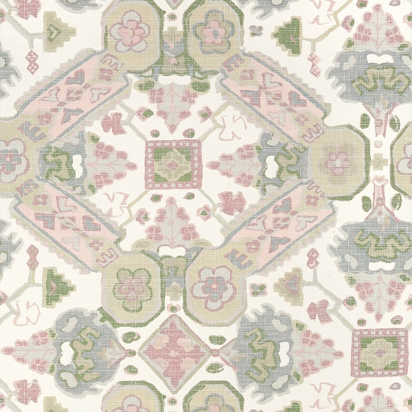 Обои бумажные Thibaut T10827 Persian Carpet Blush коллекции Heritage