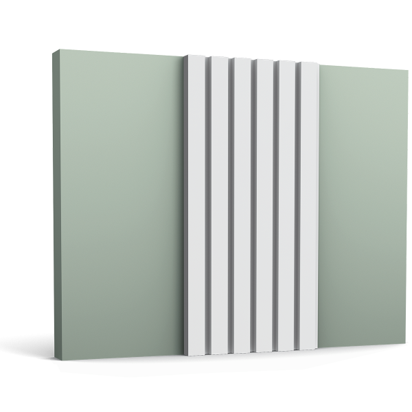 Стеновая 3D панель «РЕЙКИ» Orac Decor из полиуретана W111 BAR коллекции Select