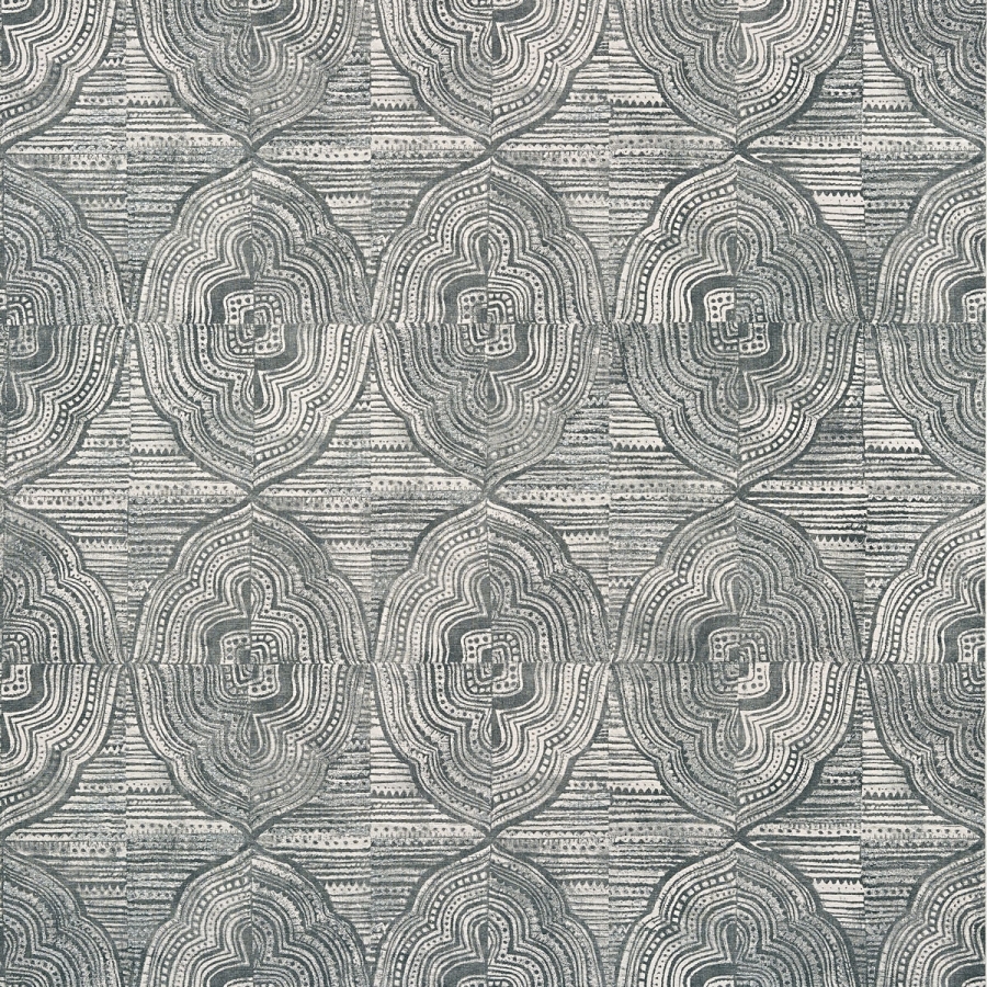 Обои виниловые Thibaut T10251 Kalahari Charcoal коллекции Colony