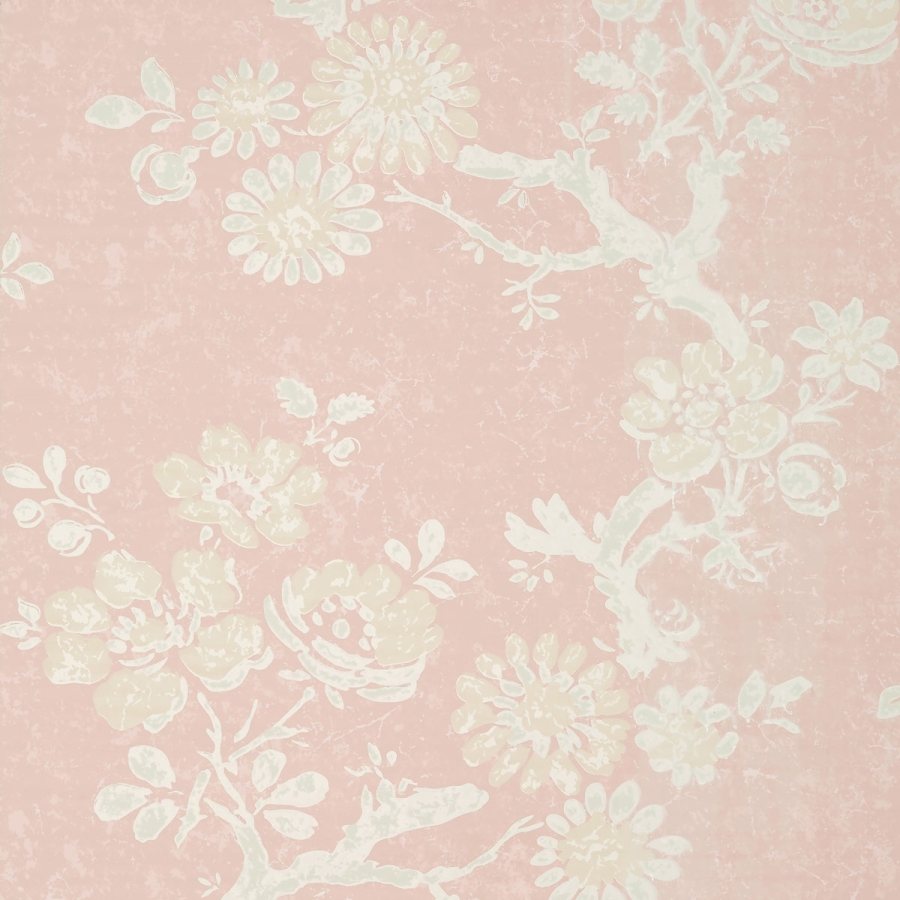Обои бумажные Thibaut T10816 Claudette Blush коллекции Heritage