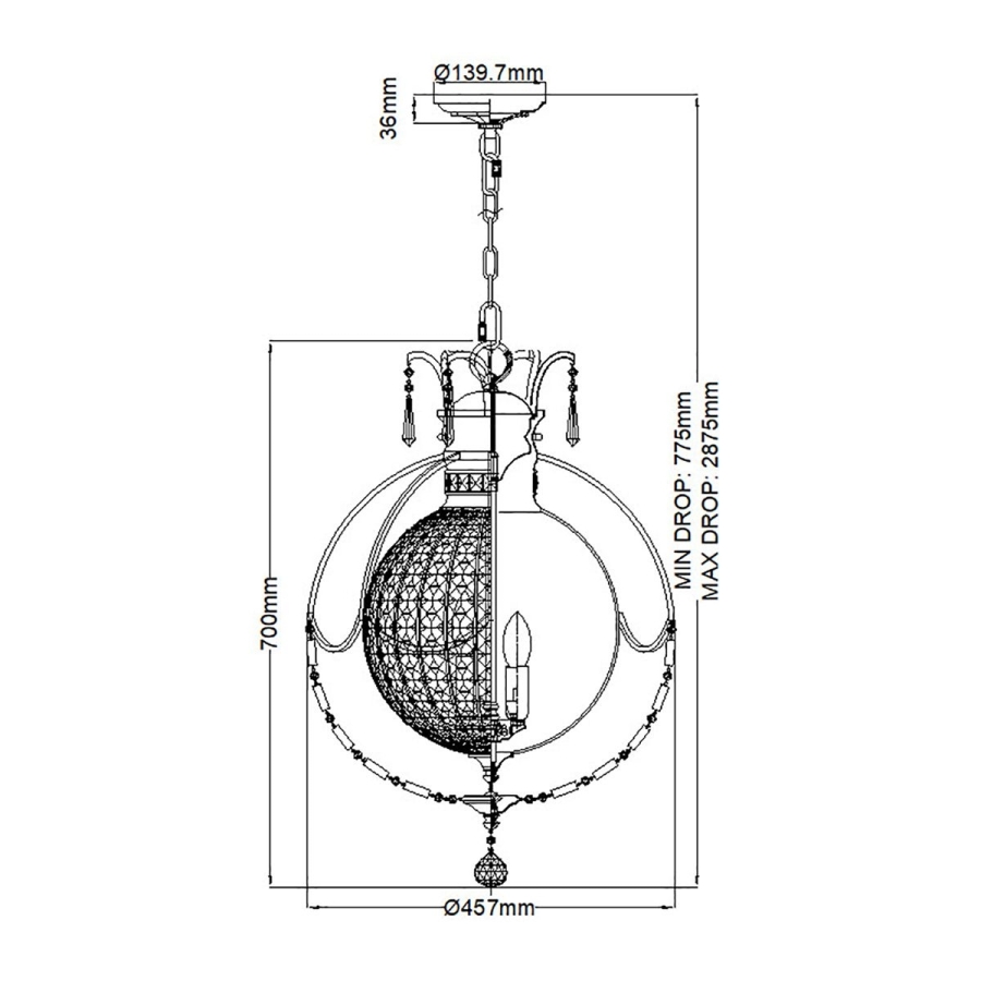 Размеры FE-BELLINI3
