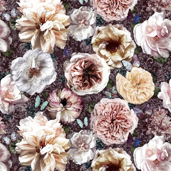 Ткань Designers Guild FDG2987/01 Pahari Amethyst коллекции Minakari