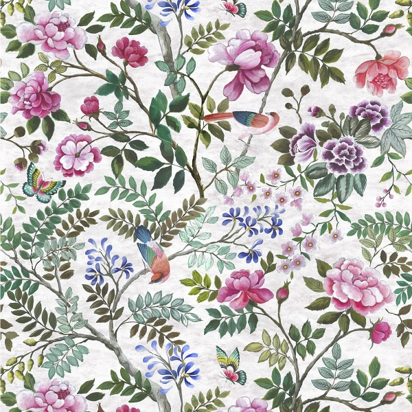 Ткань Designers Guild FDG3015/02 Fuchsia коллекции Porcelaine de Chine