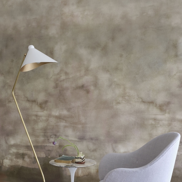 Обои флизелиновые Designers Guild PDG1114/02 Suisai Sepia в интерьере