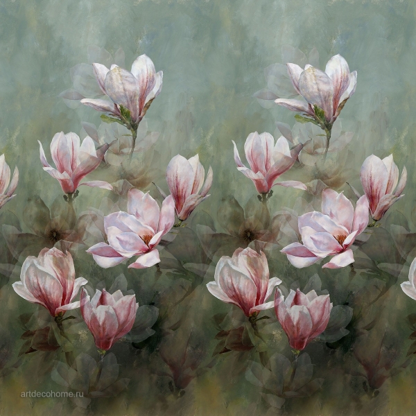 Обои флизелиновые Designers Guild PDG1115/01 Yulan Magnolia коллекции Scenes and Murals