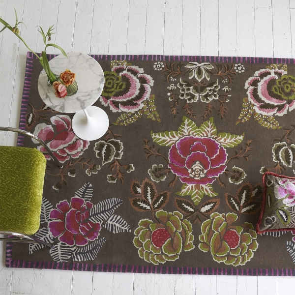 Ковер Designers Guild Rose De Damas Cranberry в интерьере