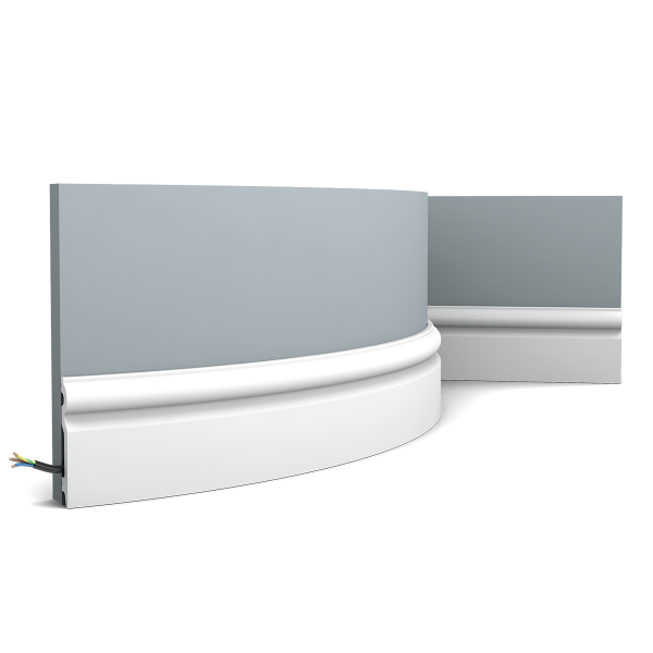 Гибкий плинтус Orac Decor из дюрополимера SX137F коллекции Select