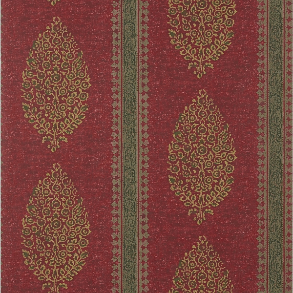 Обои бумажные Thibaut T10237 Chappana Red коллекции Colony