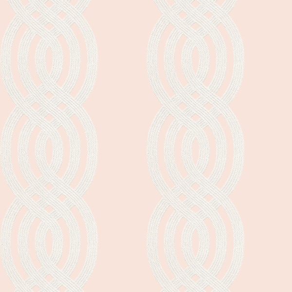 Обои бумажные Thibaut T10801 Braid Blush коллекции Heritage