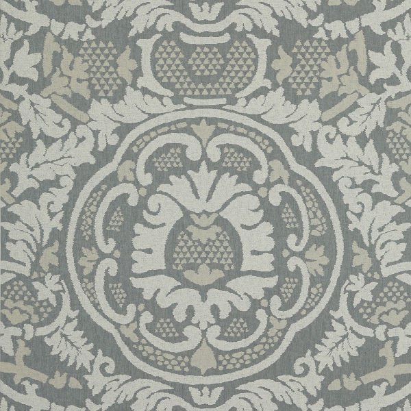 Обои бумажные Thibaut T10840 Earl Damask Charcoal коллекции Heritage